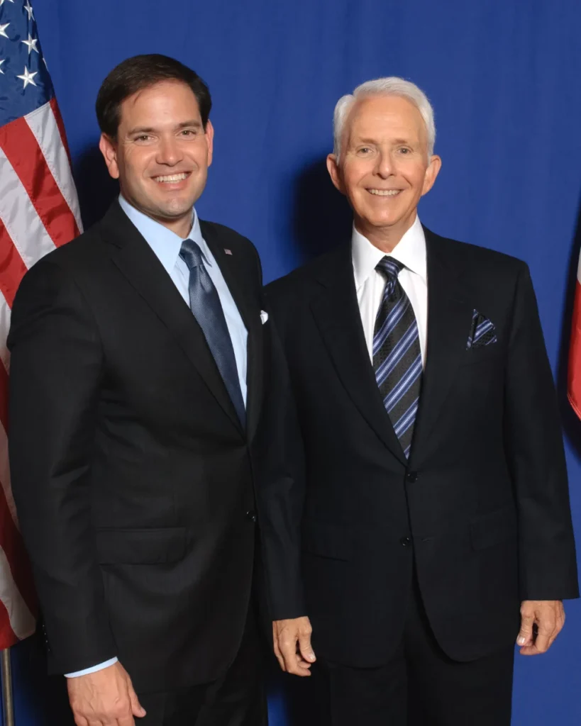 Allen Lawrence with Marco Rubio
